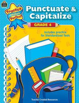 Paperback Punctuate & Capitalize Grade 4 Book