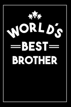 Paperback Worlds Best Brother In Law: Blank Lined Notebook Book