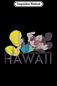 Composition Notebook: Disney Cool Mickey Mouse Shades Hawaii  Journal/Notebook Blank Lined Ruled 6x9 100 Pages
