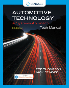 Paperback Tech Manual for Erjavec's Automotive Technology: A Systems Approach Book