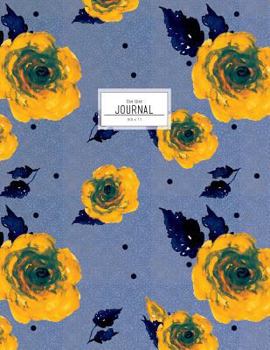 Paperback Dot Grid Journal: Floral Notebook 8.5 X 11 with Orange Roses Book