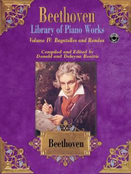 Paperback Library of Piano Works, Vol 4: Bagatelles & Rondos, Book & CD (Belwin Edition: Beethoven Library of Piano Works, Vol 4) Book