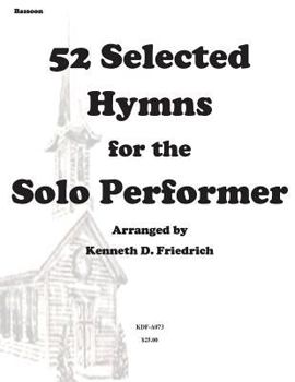 Paperback 52 Selected Hymns for the Solo Performer-bassoon version Book