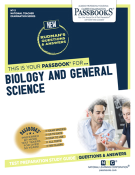 Paperback Biology and General Science (Nt-3): Passbooks Study Guide Volume 3 Book