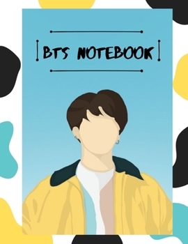 Paperback BTS Notebook: 150 Page Notebook by 8.5" x 11" Book