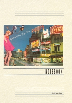 Vintage Lined Notebook Greetings from Kings Cross, Sydney, Australia