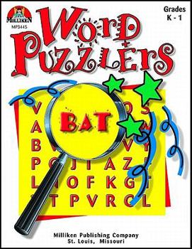 Paperback Word Puzzlers - Grades K-1 Book