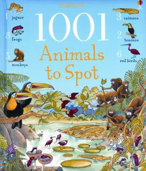 Hardcover 1001 Animals to Spot Book
