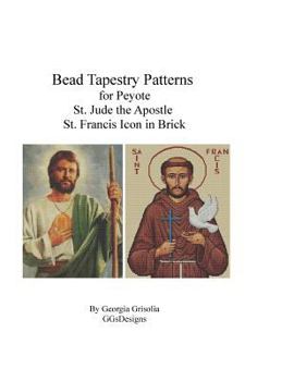 Paperback Bead Tapestry Patterns for Peyote St. Jude the Apostle St. Francis Icon [Large Print] Book