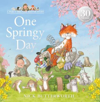 Hardcover One Springy Day (A Percy the Park Keeper Story) Book