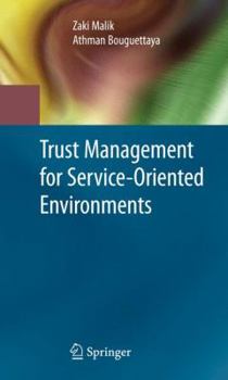 Hardcover Trust Management for Service-Oriented Environments Book