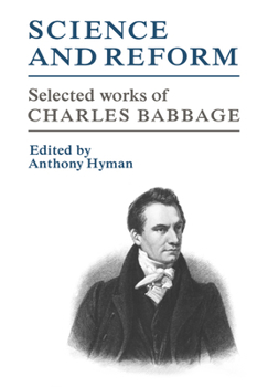 Paperback Science and Reform: Selected Works of Charles Babbage Book