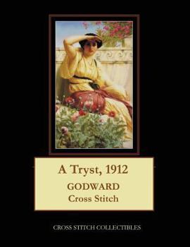 Paperback A Tryst, 1912: J. W. Godward Cross Stitch Pattern [Large Print] Book