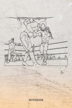 Paperback Notebook: Funny I Love Wrestling Sport Sumo Training Planner / Organizer / Lined Notebook (6" x 9") Book