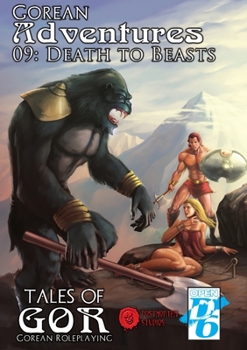 Paperback Gorean Adventures: 09 - Death to Beasts Book