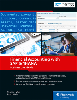 Hardcover Financial Accounting with SAP S/4hana: Business User Guide Book