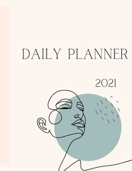 Paperback 2021 Daily Planner: Minimal weekly planner for hectic days Book