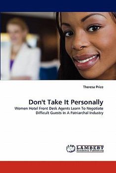 Paperback Don't Take It Personally Book