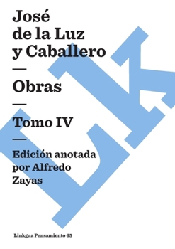 Paperback Obras: Tomo IV [Spanish] Book