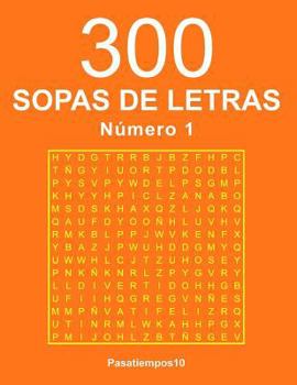 Paperback 300 Sopas de letras - N. 1 [Spanish] Book