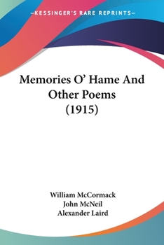 Paperback Memories O' Hame And Other Poems (1915) Book