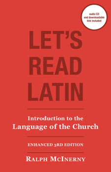 Paperback Let's Read Latin: Introduction to the Language of the Church [With CD] Book
