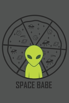 Space Babe: Sci-Fi, Alien, Ufo, Weltraum Dina5 Kariert Notizbuch Tagebuch Planer Notizblock Kladde Journal Strazze Malheft