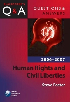 Paperback Q&a: Human Rights and Civil Liberties 2006-2007 Book