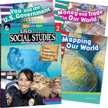 Hardcover Learn-At-Home: Social Studies Bundle Grade 2: 4-Book Set Book
