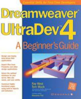 Paperback Dreamweaver UltraDev 4: A Beginner's Guide Book