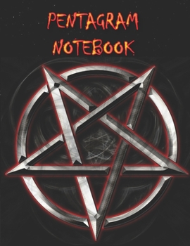 Paperback Pentagram Notebook: Notebooks and Journals 110 pages (8.5"x11") Book
