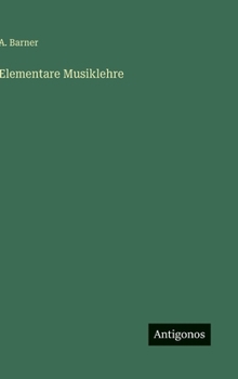 Hardcover Elementare Musiklehre [German] Book