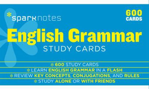 English Grammar Study Cards - Book  of the SparkNotes Study Cards
