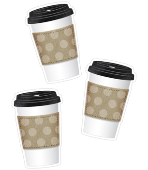 Hardcover Industrial Cafe To-Go Cup Cutouts Book