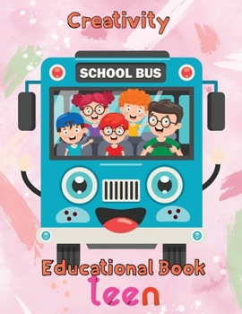 Paperback Creativity Educational Book Teen: 8.5''x11''/educational books for kids Book