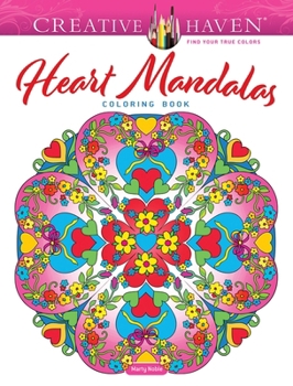 Paperback Creative Haven Heart Mandalas Coloring Book