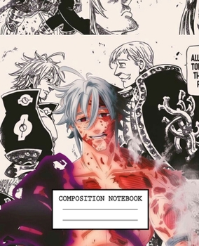 Composition Notebook: The Seven Deadly Sins Soft Glossy Cover Wide Ruled Lined Pages Book 7.5 x 9.25 Inches 110 Pages