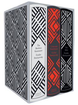 Hardcover Fyodor Dostoyevsky 3-Book Boxed Set: Crime and Punishment; The Idiot; The Brothers Karamazov Book