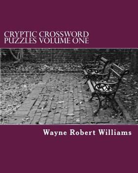 Paperback CRYPTIC CROSSWORD PUZZLES Volume One Book