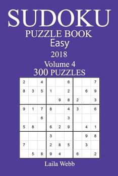 Paperback 300 Easy Sudoku Puzzle Book - 2018 Book