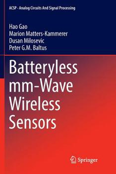 Paperback Batteryless MM-Wave Wireless Sensors Book