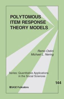 Paperback Polytomous Item Response Theory Models Book