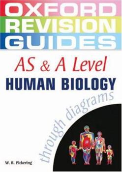 Paperback As & a Level Human Biology Through Diagrams Book