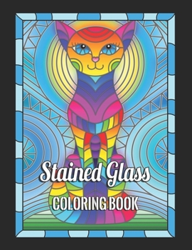 Stained Glass Coloring Books: For Anyone Who Loves Antiques & Collectibles, stained glass coloring books for adults.