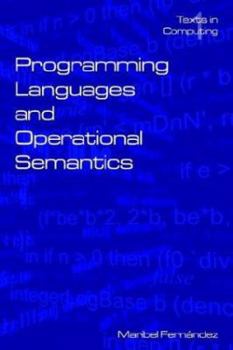 Paperback Programming Languages and Operational Semantics: An Introduction Book