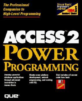 Paperback Access 2 Power Programming/Book and Disk Book