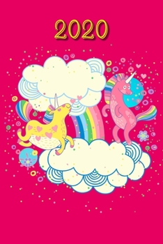 2020: My personal organizer 2020 with Unicorn Design  | personal organizer 2020 | weekly   calendar 2020| monthly calendar for 2020 in hand pocket size