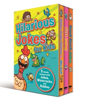 Paperback Hilarious Jokes for Kids: 3 Books Packed with Jokes, Wisecracks, and Riddles Book