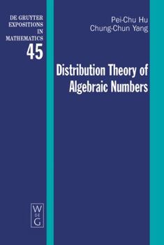 Hardcover Distribution Theory of Algebraic Numbers Book