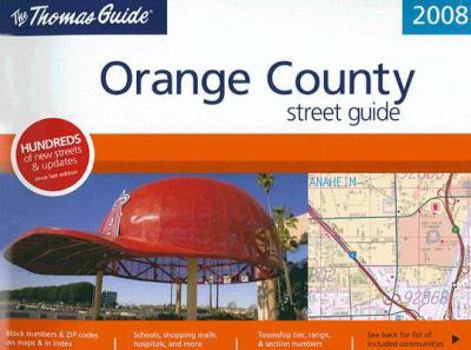 Spiral-bound Orange County Street Guide Book